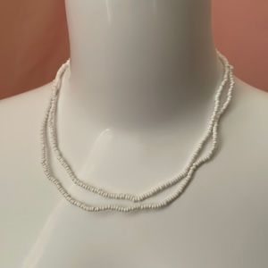 White Mini Shell necklace